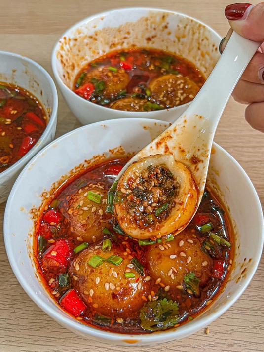 第一次这么吃汤圆!