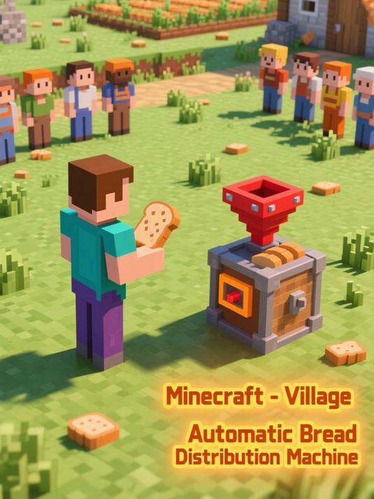 村民福利升级 我的世界自动面包机 食物一键分配