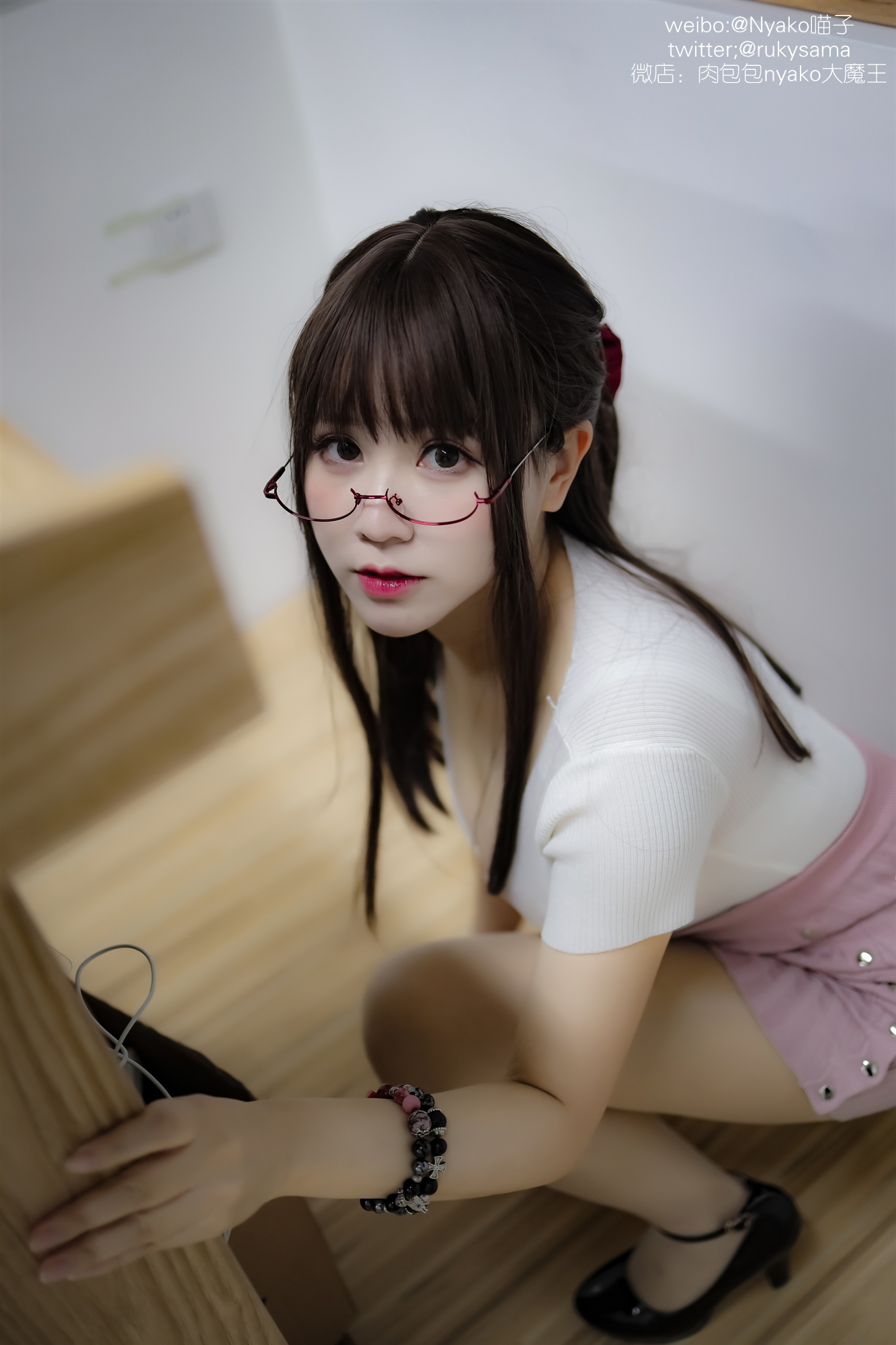 图片[3]-Nyako喵子 NO.010 – 欲求不满的老师[122P221M]-六色网