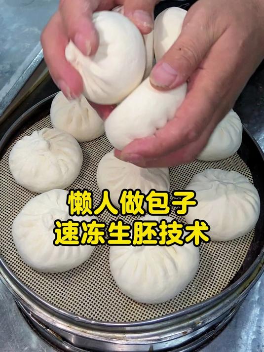 懒人做包子速冻生胚技术