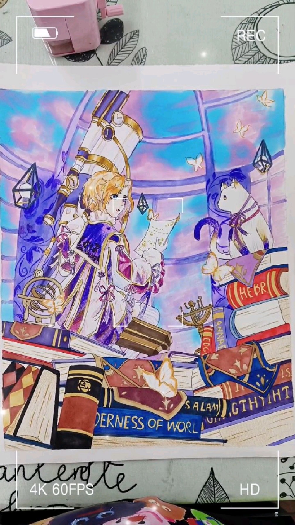 周末一副插画(学生马克笔手绘)