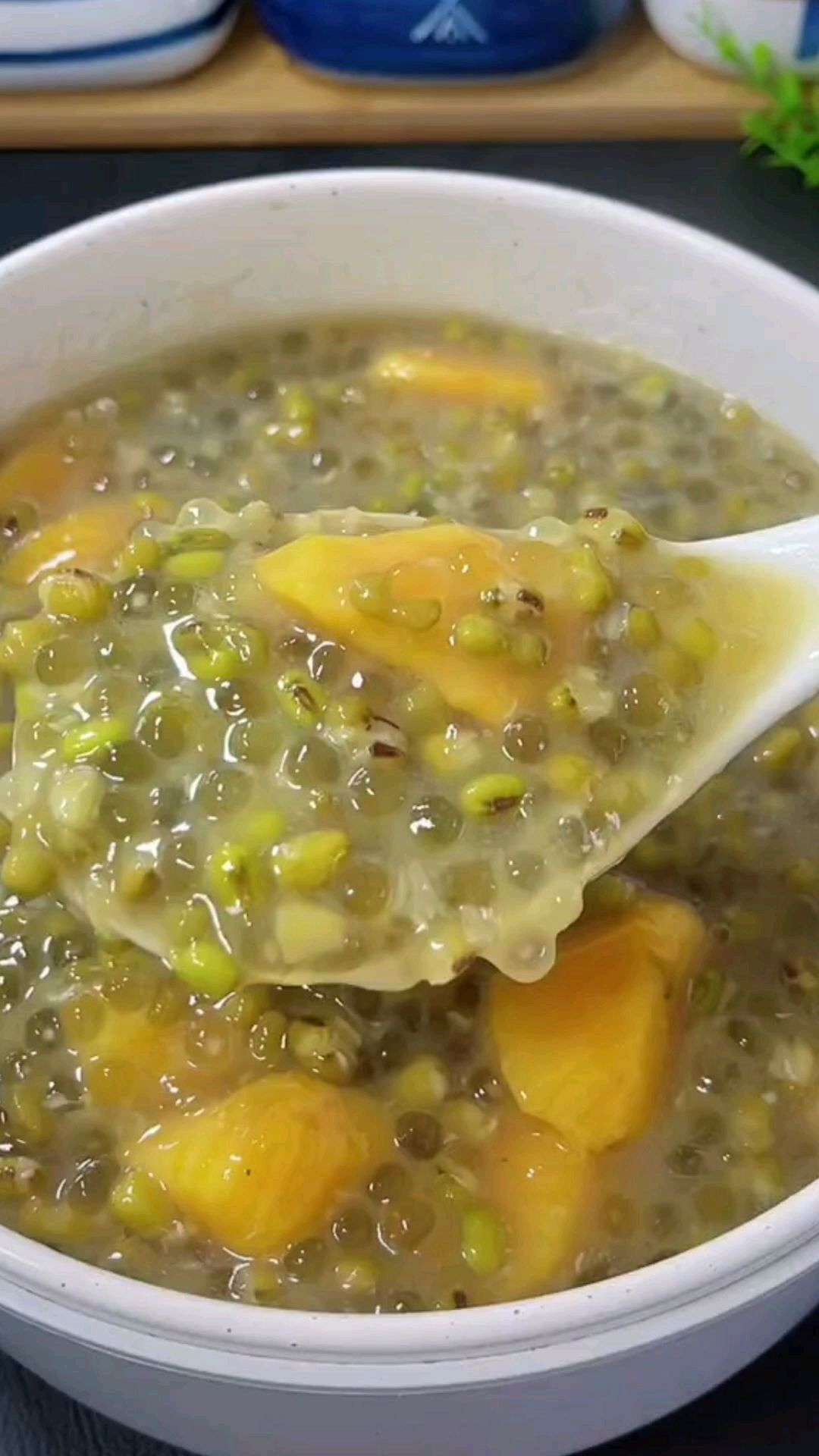 消炎去火的绿豆汤,清清凉凉,连喝3碗