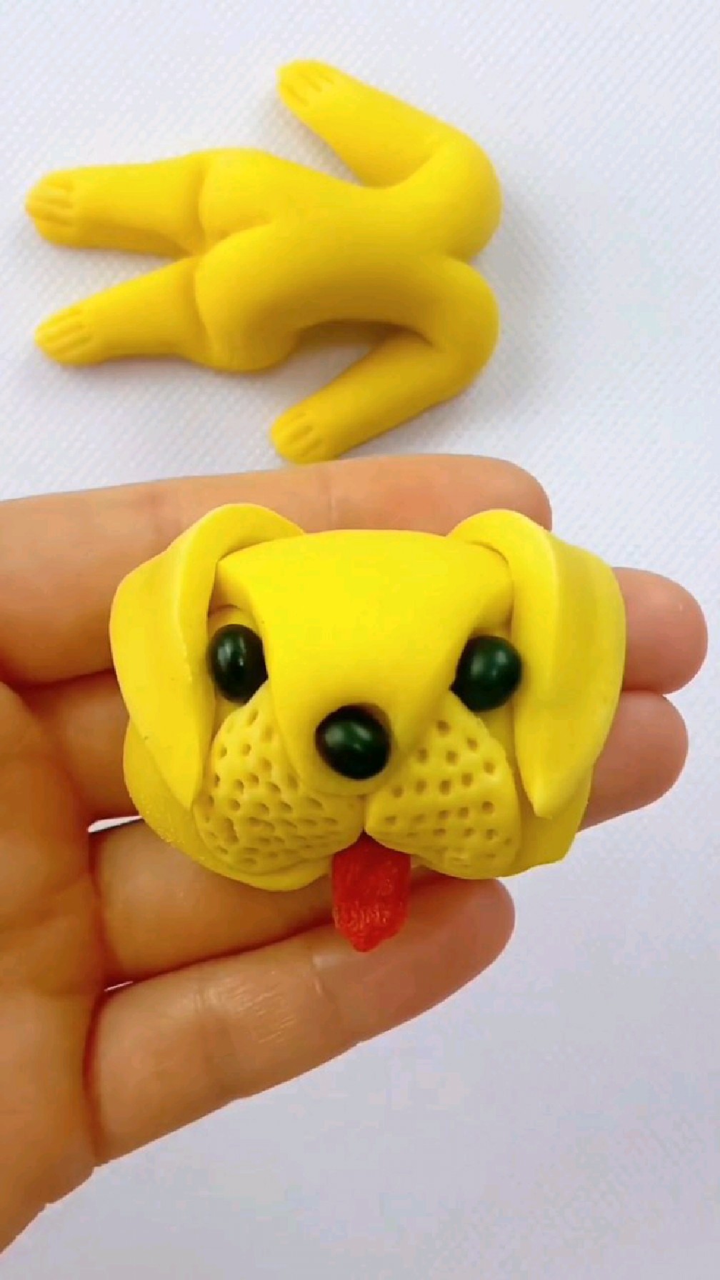 用面做的小狗狗,好可爱,孩子会喜欢的 花样面食制作