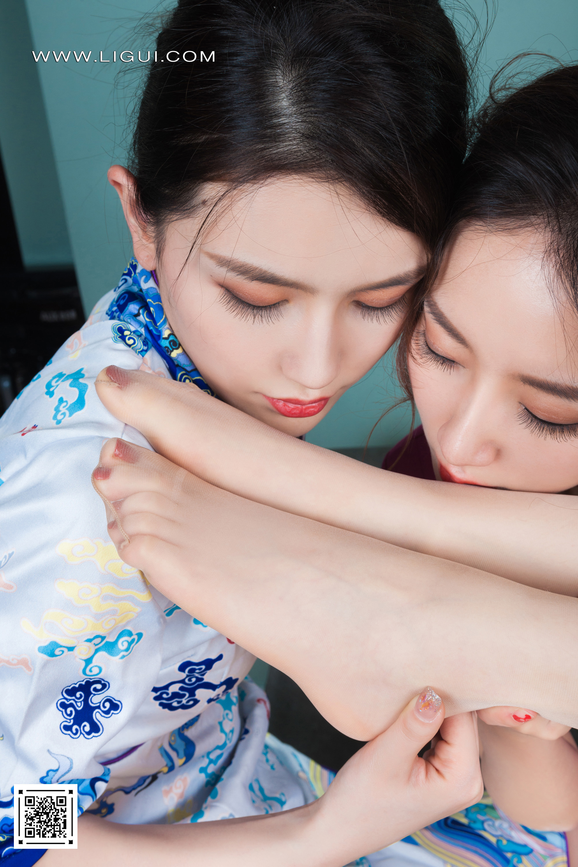 图片[2]-[Ligui丽柜] 2022.05.02《三生三丝》阳阳&安娜&汐汐-六色网