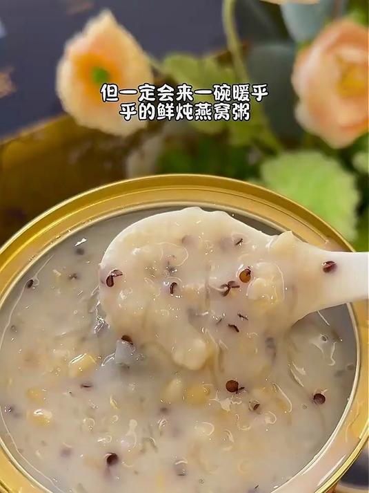 金碗世家厚椰乳燕麦燕窝粥252g*6碗儿童孕妇营养滋补即食早餐粥年货礼盒装 厚椰乳燕麦燕窝