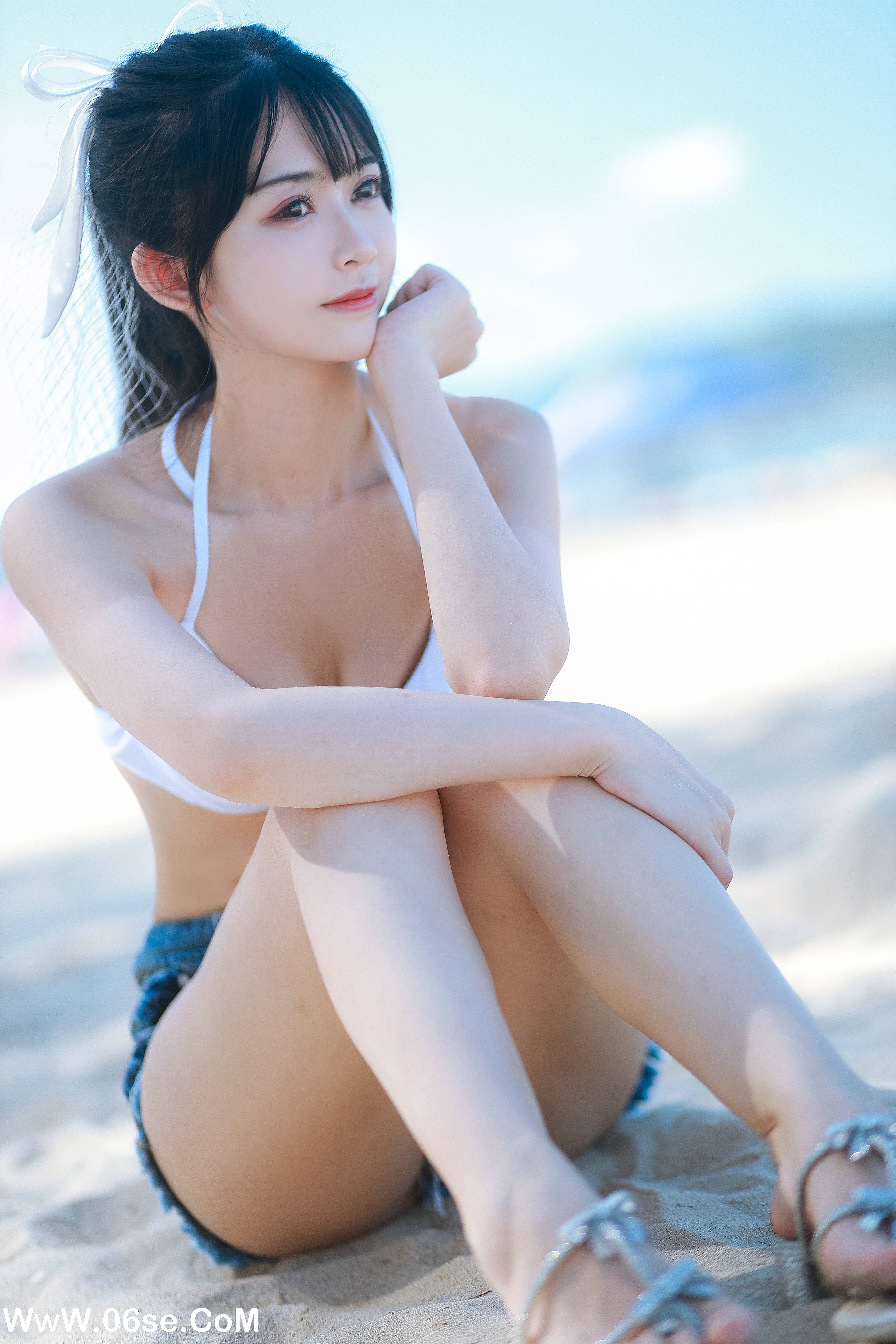 图片[11]-Coser鳗鱼霏儿 NO.043 – 海边 [23P370M]-六色网