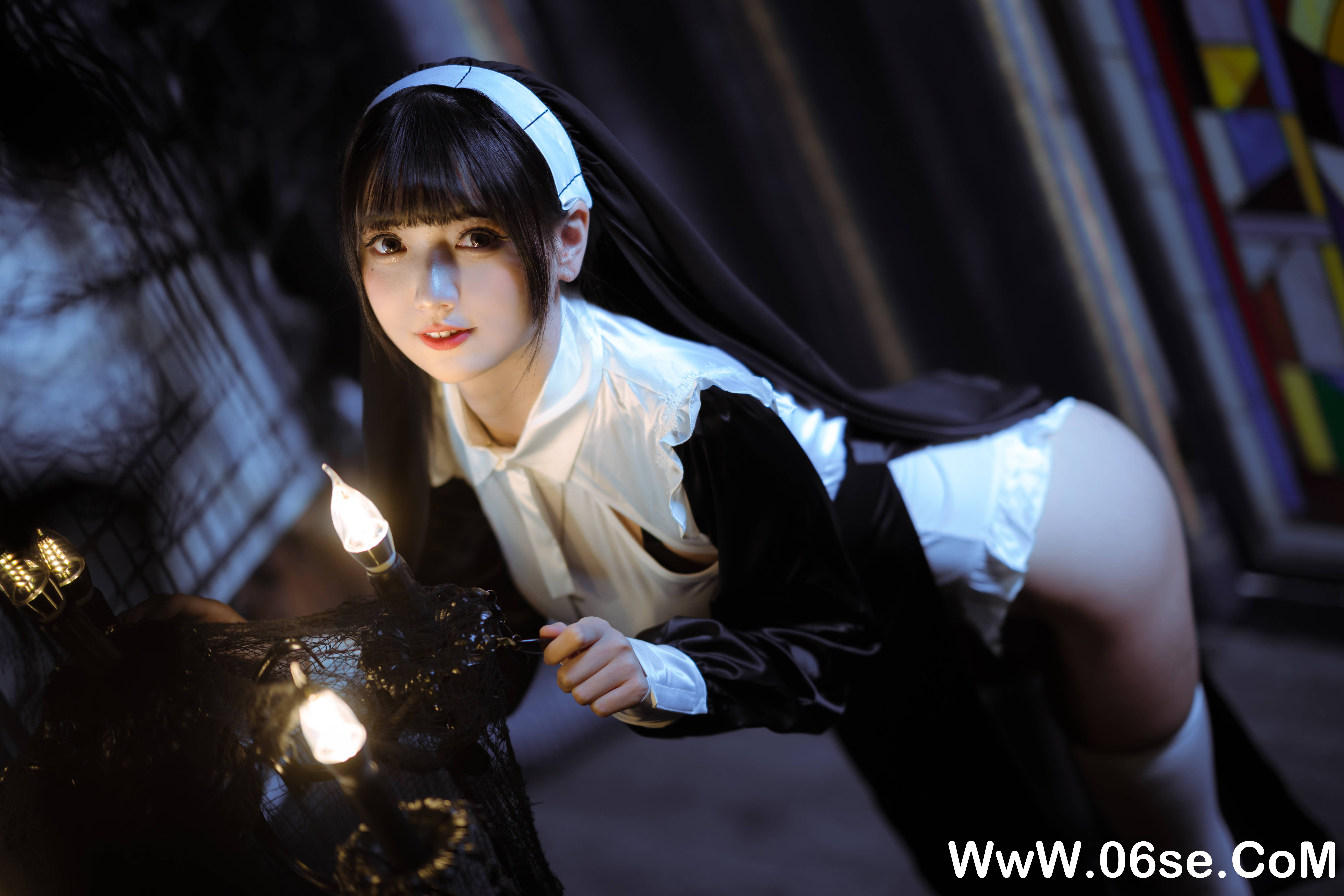 图片[4]-陆卿卿kyokyo NO.007 — 修女[16P209M]-六色网