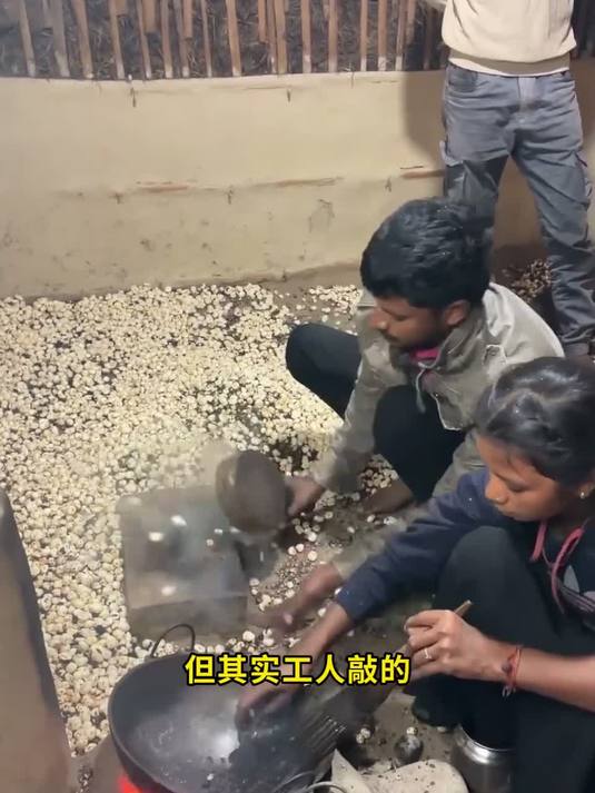 同样的膨化为什么芡实非得敲一下