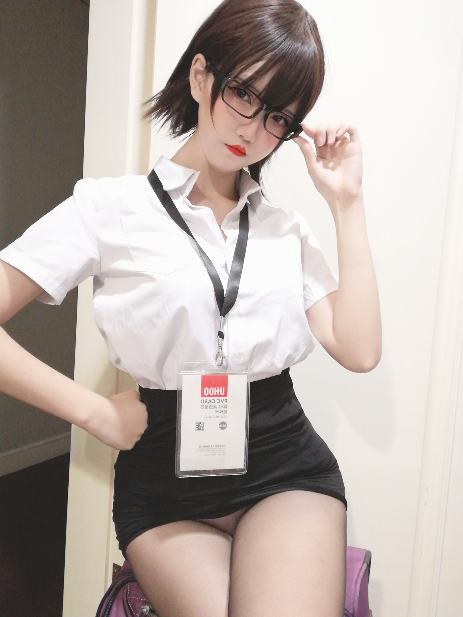 图片[10]-阿薰kaOri NO.002 – 黑丝OL[45P188M]-六色网