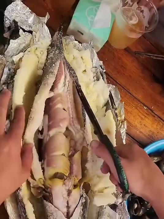 锡纸盐焗烤鱼