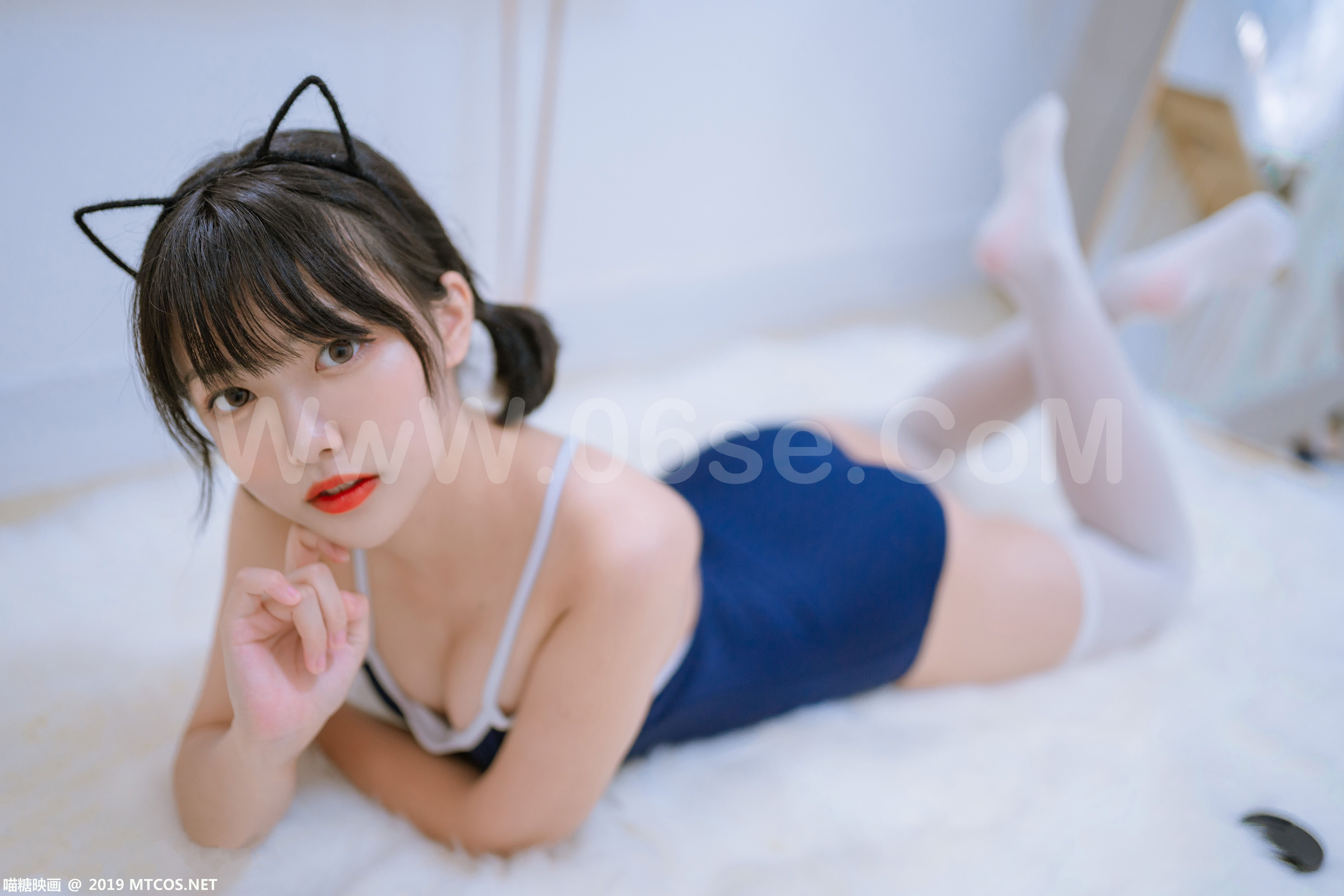 图片[25]-[MTCos] 喵糖映画 Vol.040 猫君君_MaoJun 猫耳朵-六色网