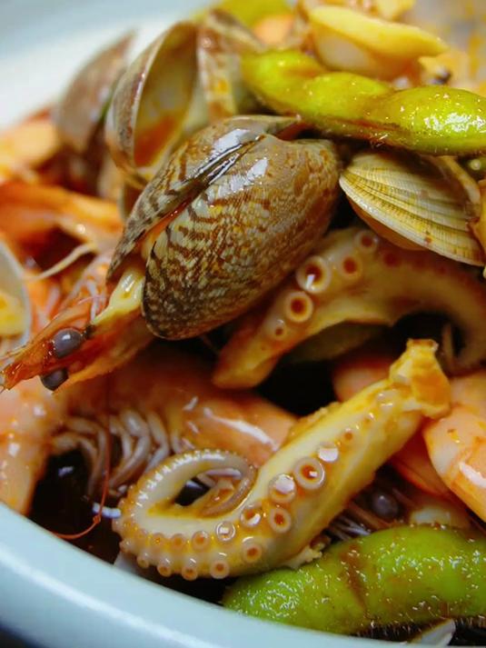 小海鲜 辣椒炒肉的凉菜师傅终于漏了这道菜
