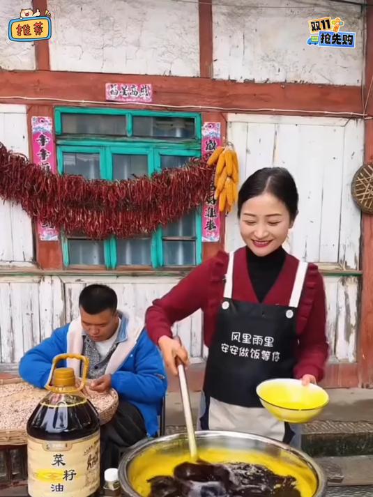 三斤菜籽榨一斤油，吃过的朋友都说很香