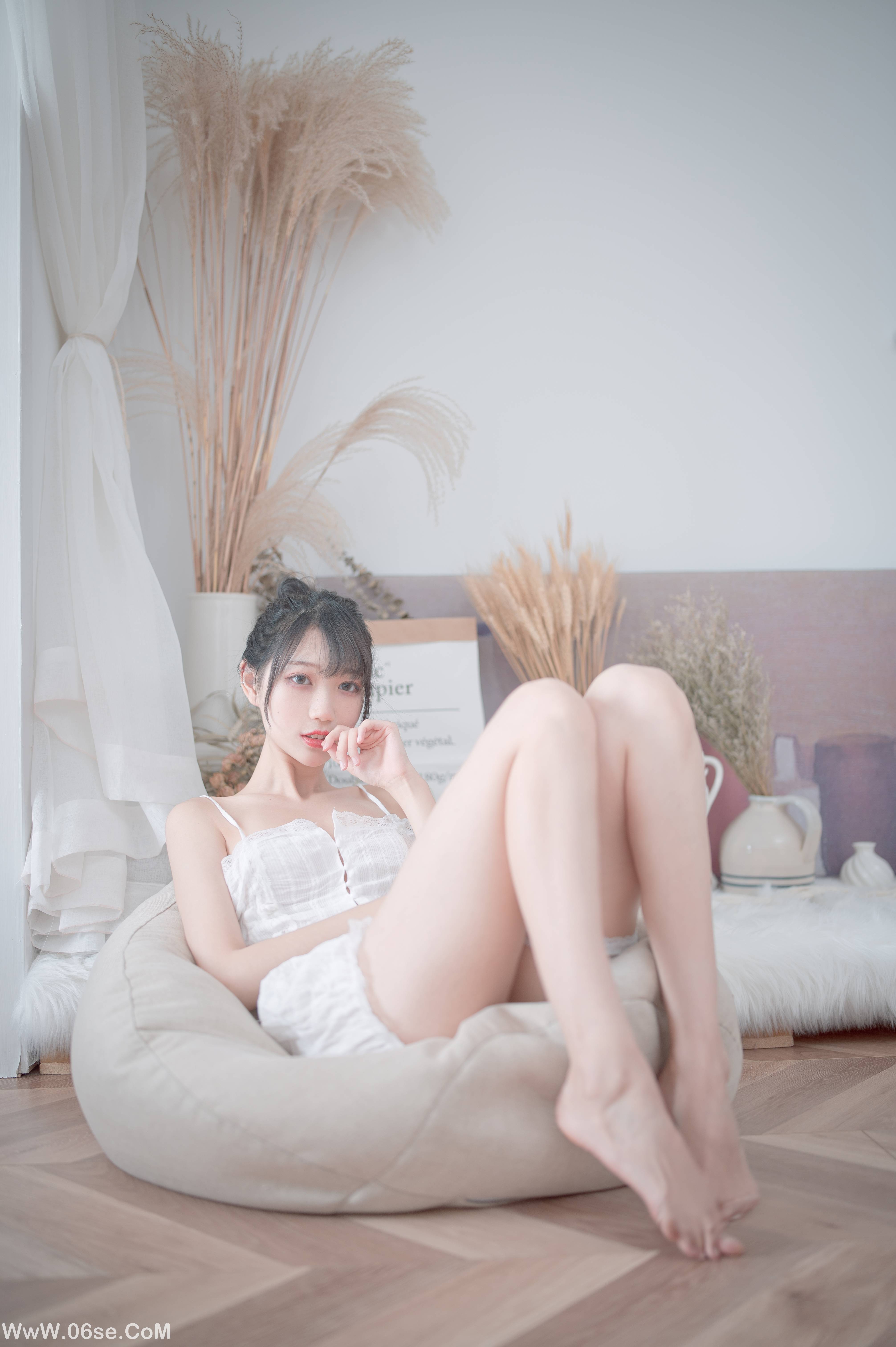 图片[19]-周叽是可爱兔兔 NO.015 白色睡衣[23P196M]-六色网
