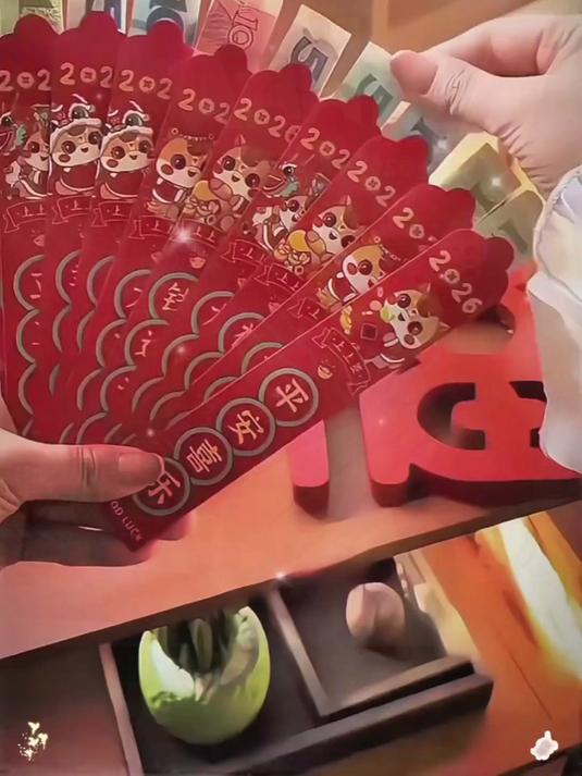 马年抽签红包也太会了吧!卡通图案超萌,中国风元素拉满年味