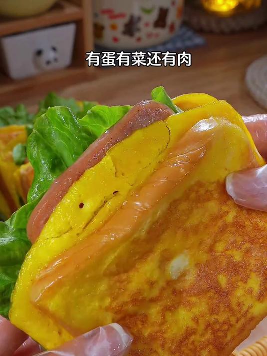 5分钟就能完成的早餐三明治