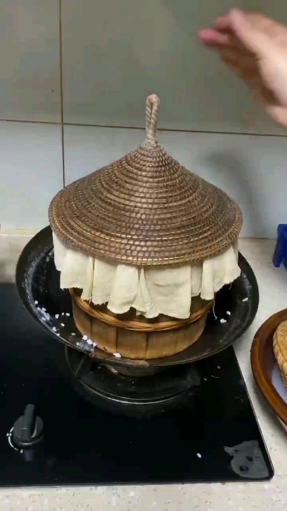 木桶蒸饭的做法