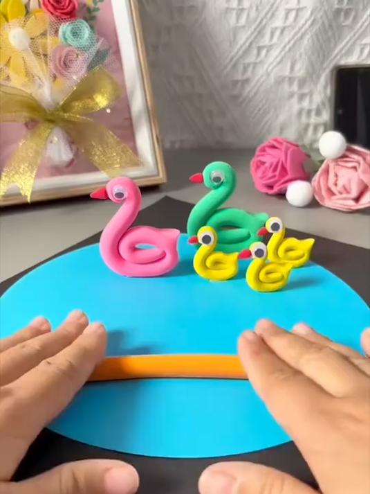 橡皮泥小鸭子