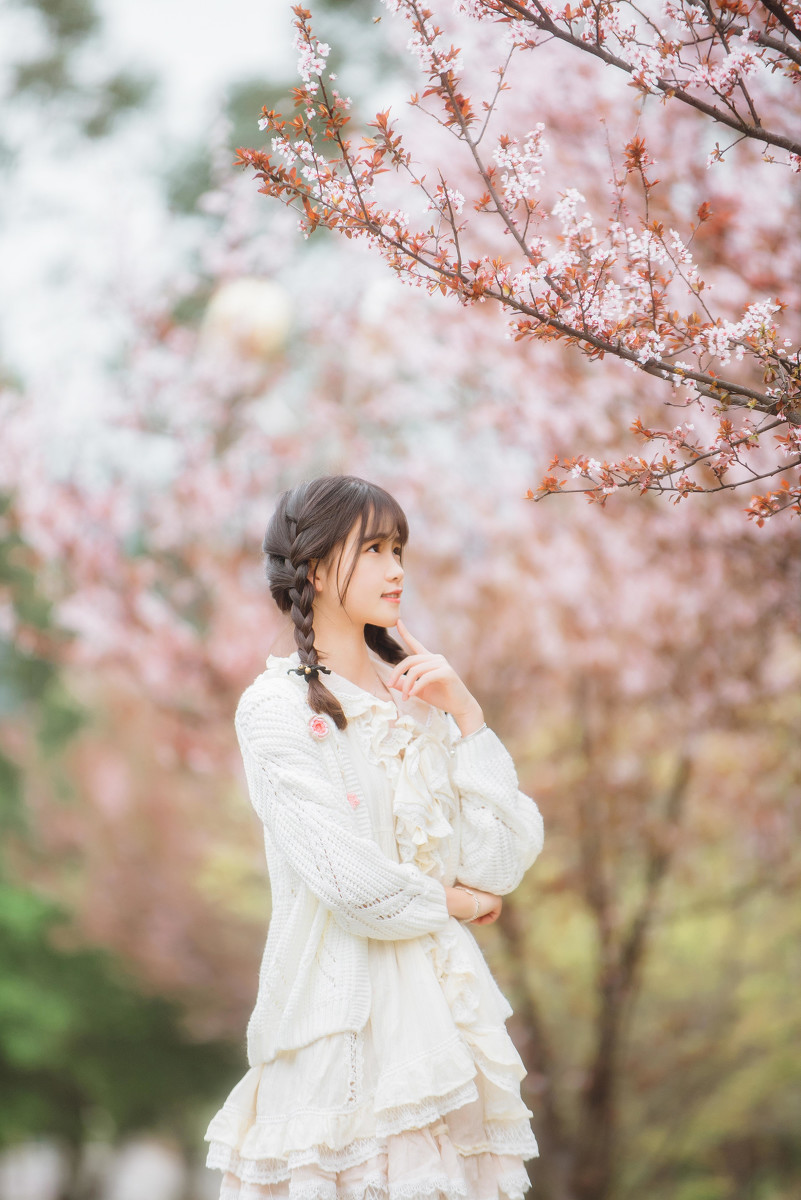 图片[5]-樱树花下女-六色网