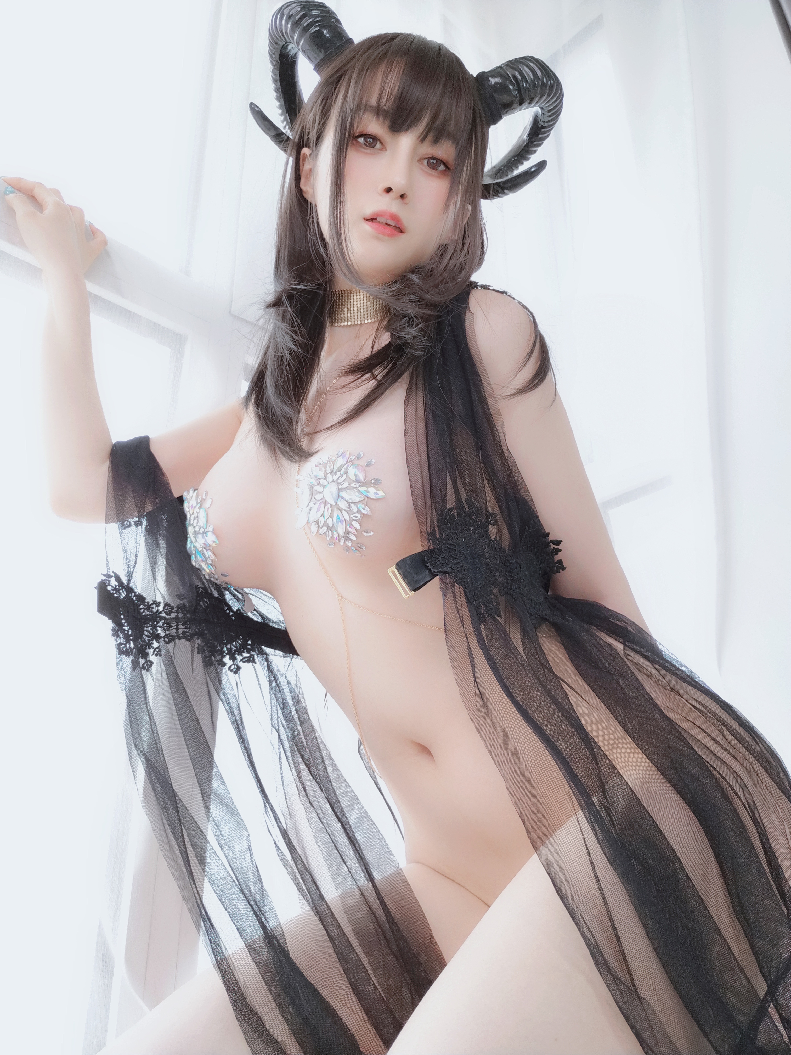 图片[7]-Coser小姐姐白银 NO.076 – 黑精灵 [73P+3V249M]-六色网