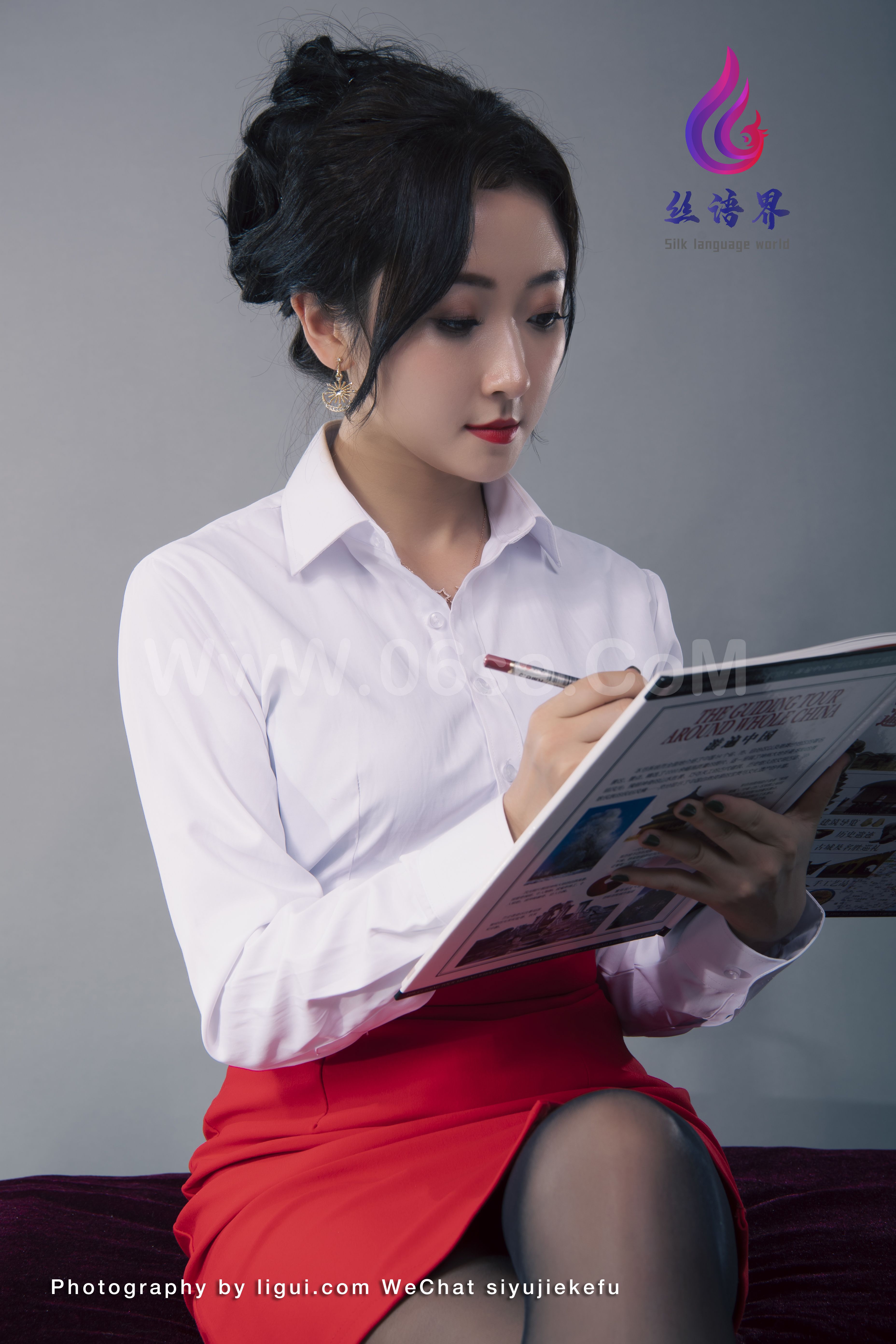图片[10]-[Ligui丽柜] 2022.04.27 网络丽人 Model 愉心-六色网