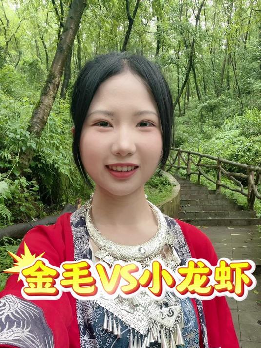 金毛 VS 小龙虾玩出舞狮感!八千万个假动作后压垮对手,虾:已摆好被吃姿势!素材来源@12