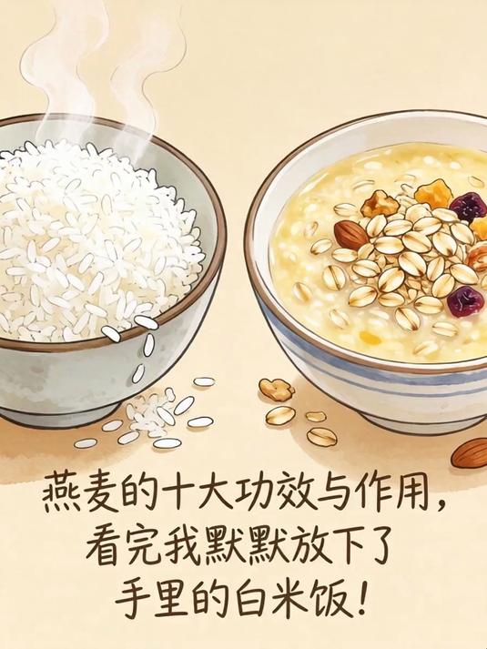 燕麦的十大功效与作用,看完我默默放下了手里的白米饭!