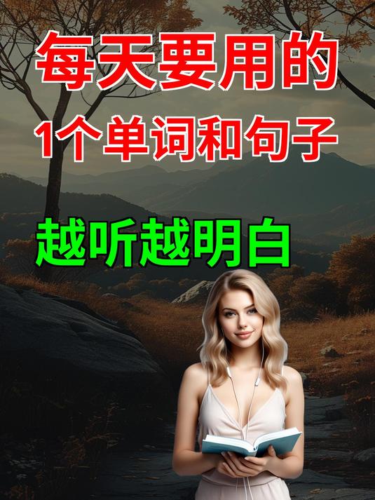 每天要用的,1个单词和句子,越听越明白「嗨学英语」