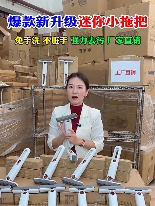 有了这个可以代替抹布的迷你小拖把打扫卫生方便多了,实在是好用