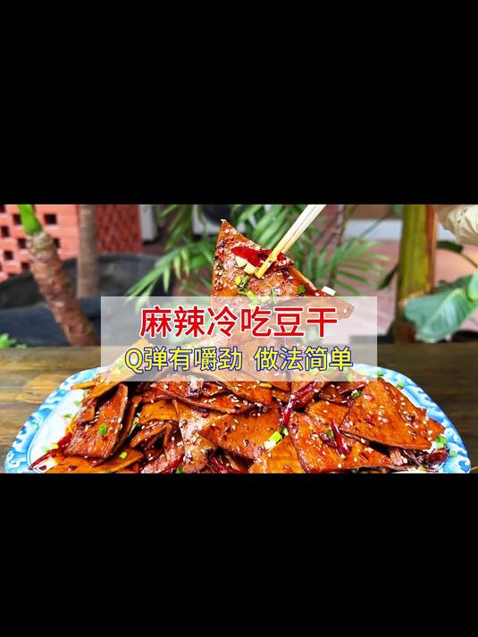 麻辣冷吃豆干 凉拌菜 小吃 卤菜 卤菜技术