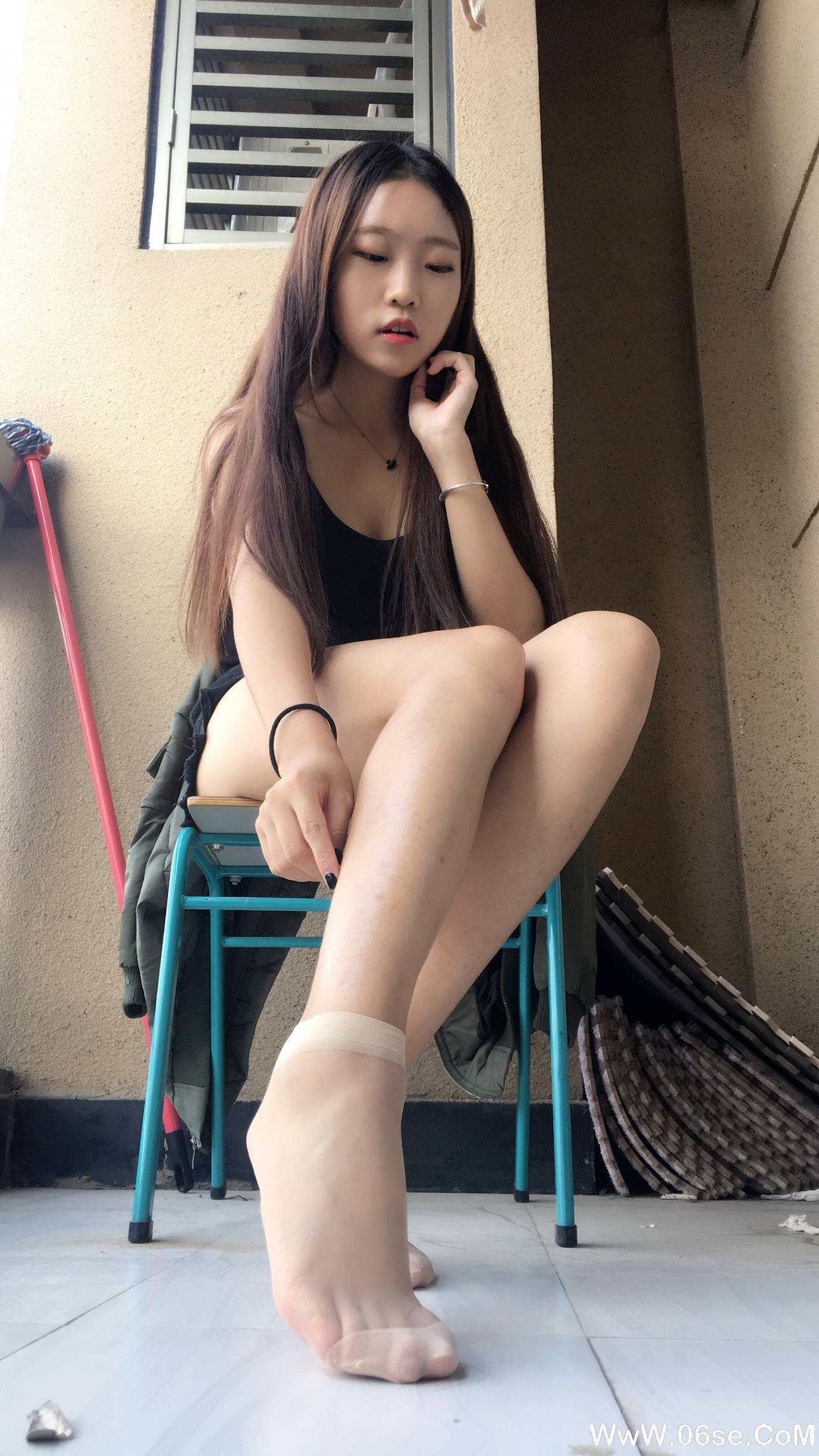 图片[22]-学妹校园寝室短丝系列010期 曾雨柔[96P290M]-六色网