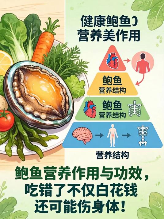 鲍鱼营养作用与功效，吃错了不仅白花钱还可能伤身体！