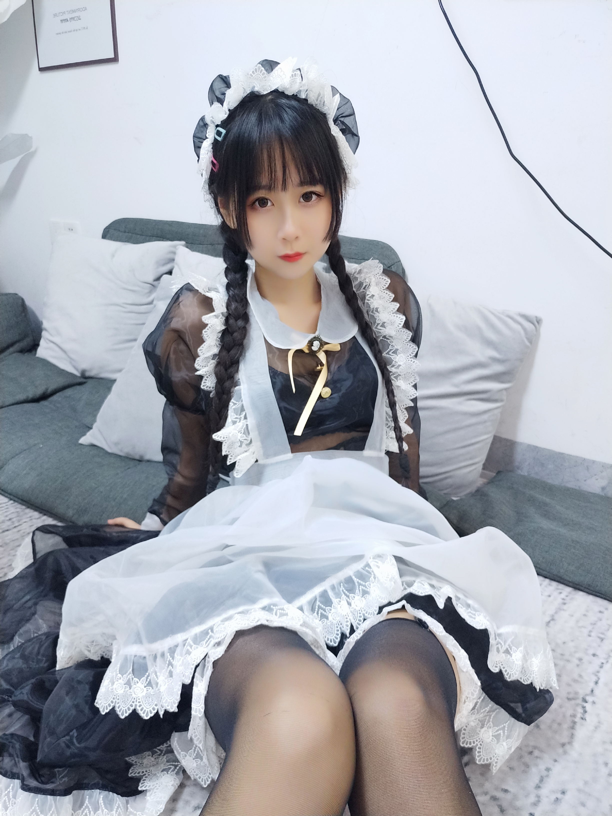 图片[7]-萌芽儿o0 NO.004 透明女仆自拍 [24P90M]-六色网