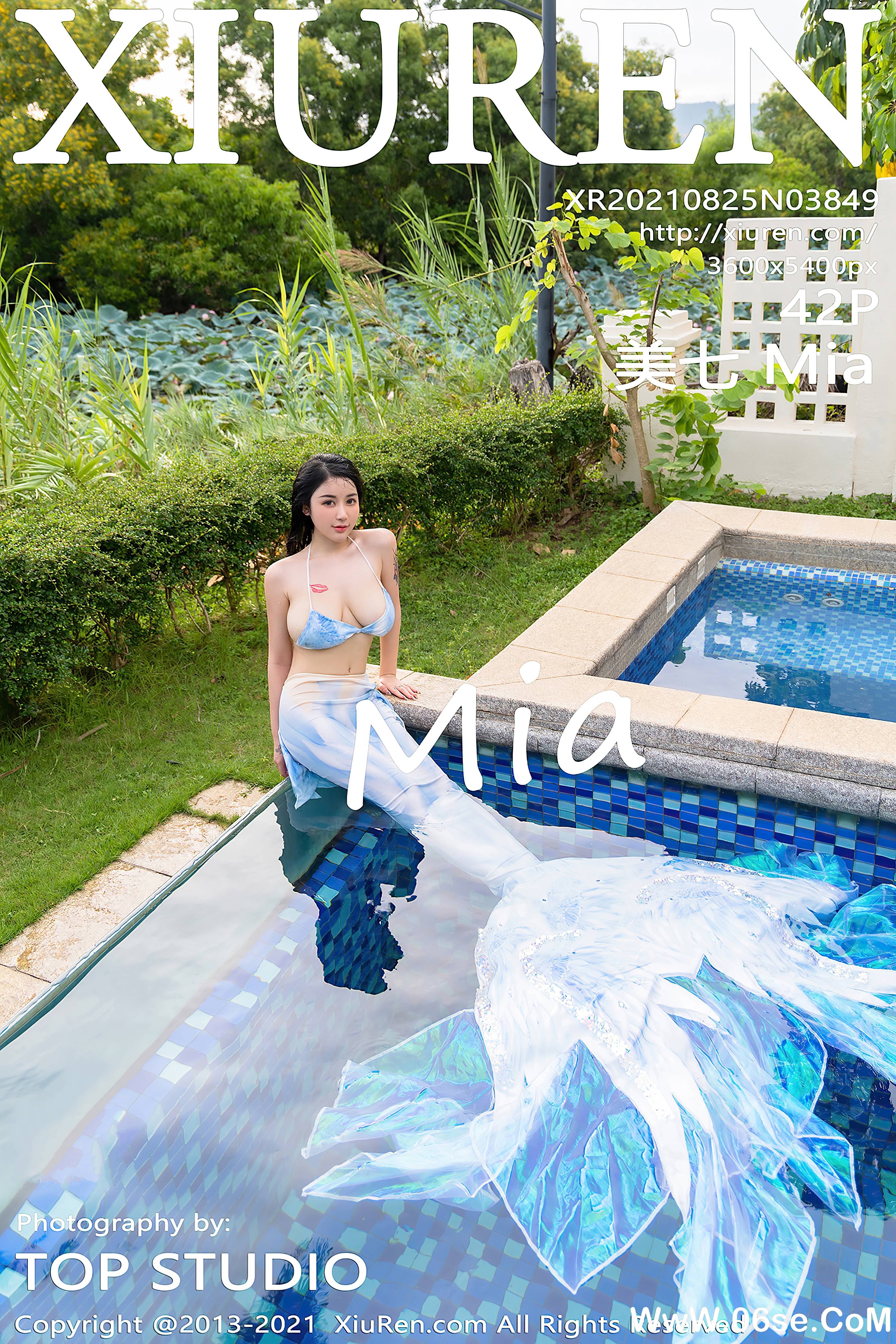 [XIUREN秀人网] 2021.08.25 NO.3849 美七 Mia[42+1P567M]-六色网