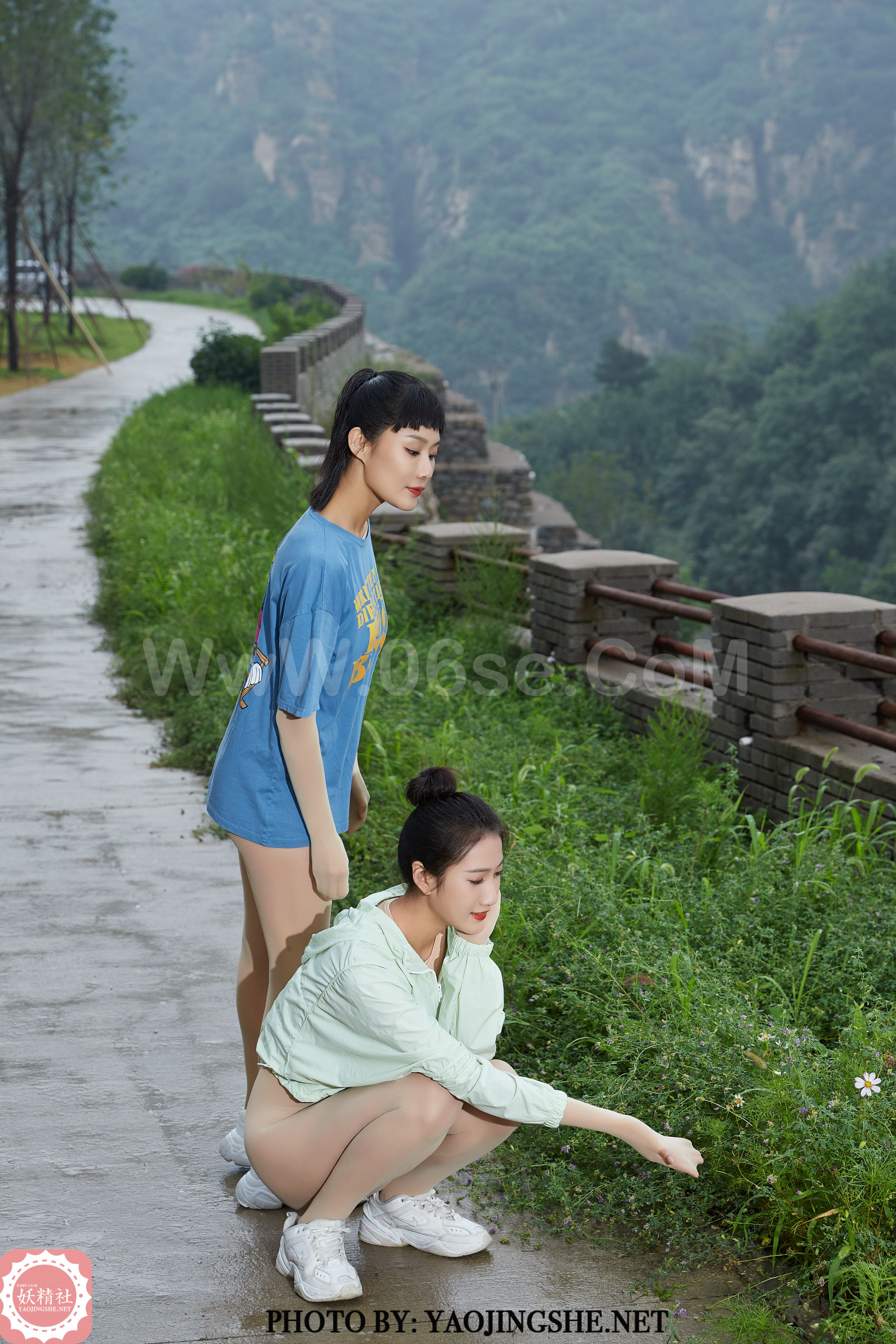 图片[3]-[YaoJingShe 妖精社] T2040《可可&思文-郊游》[34P-238MB]-六色网