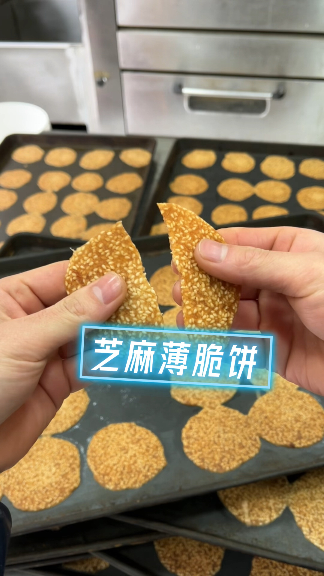 芝麻薄脆饼干