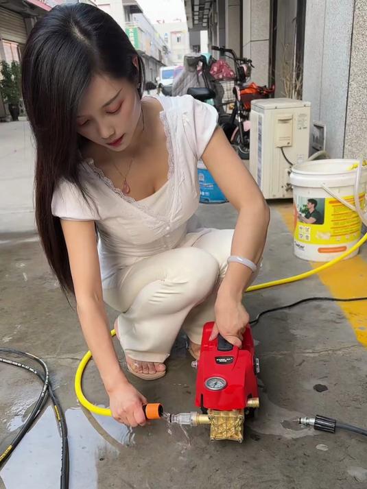 全屋清洁靠它!高压清洗机压力足,洗车打扫卫生,家用超实用!#高压洗车机##居家好物##好物