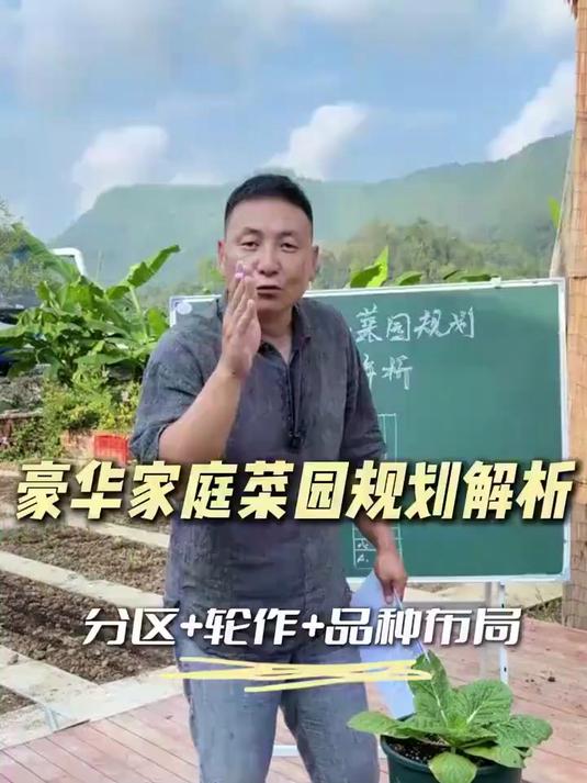 家庭菜园该怎么规划？今天结合实际案例从四方面给大家说说规划