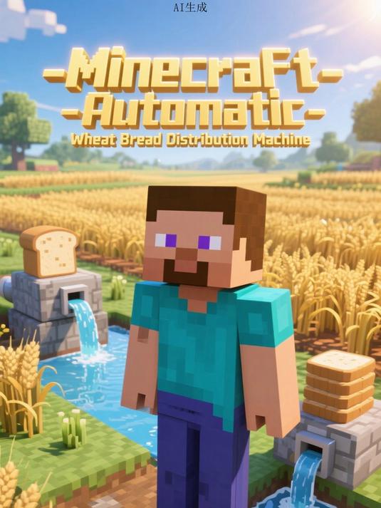 《我的世界》自动面包机建队友食物充足