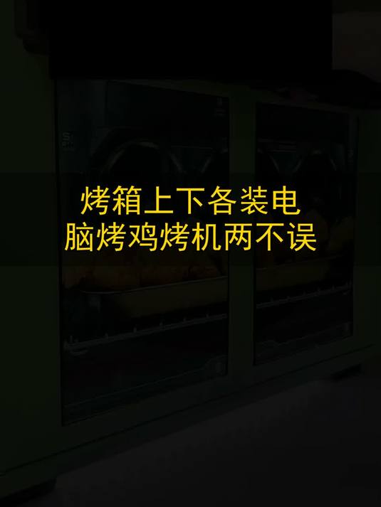 烤箱上下各装电脑烤鸡烤机两不误#玩出数码新浪潮#