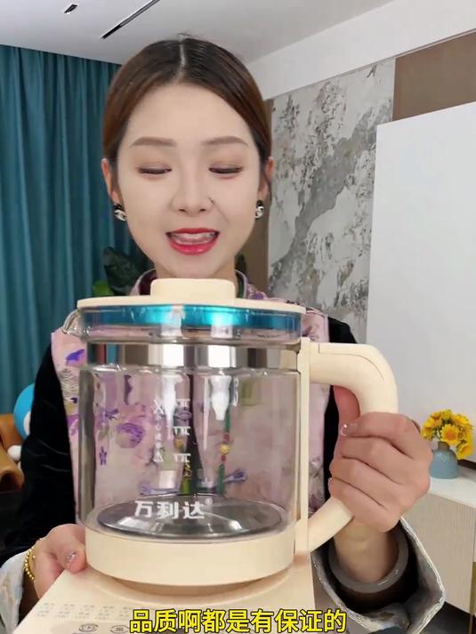 大容量养生壶 多功能煎药烧水煮花茶 家用高硼硅玻璃耐用款