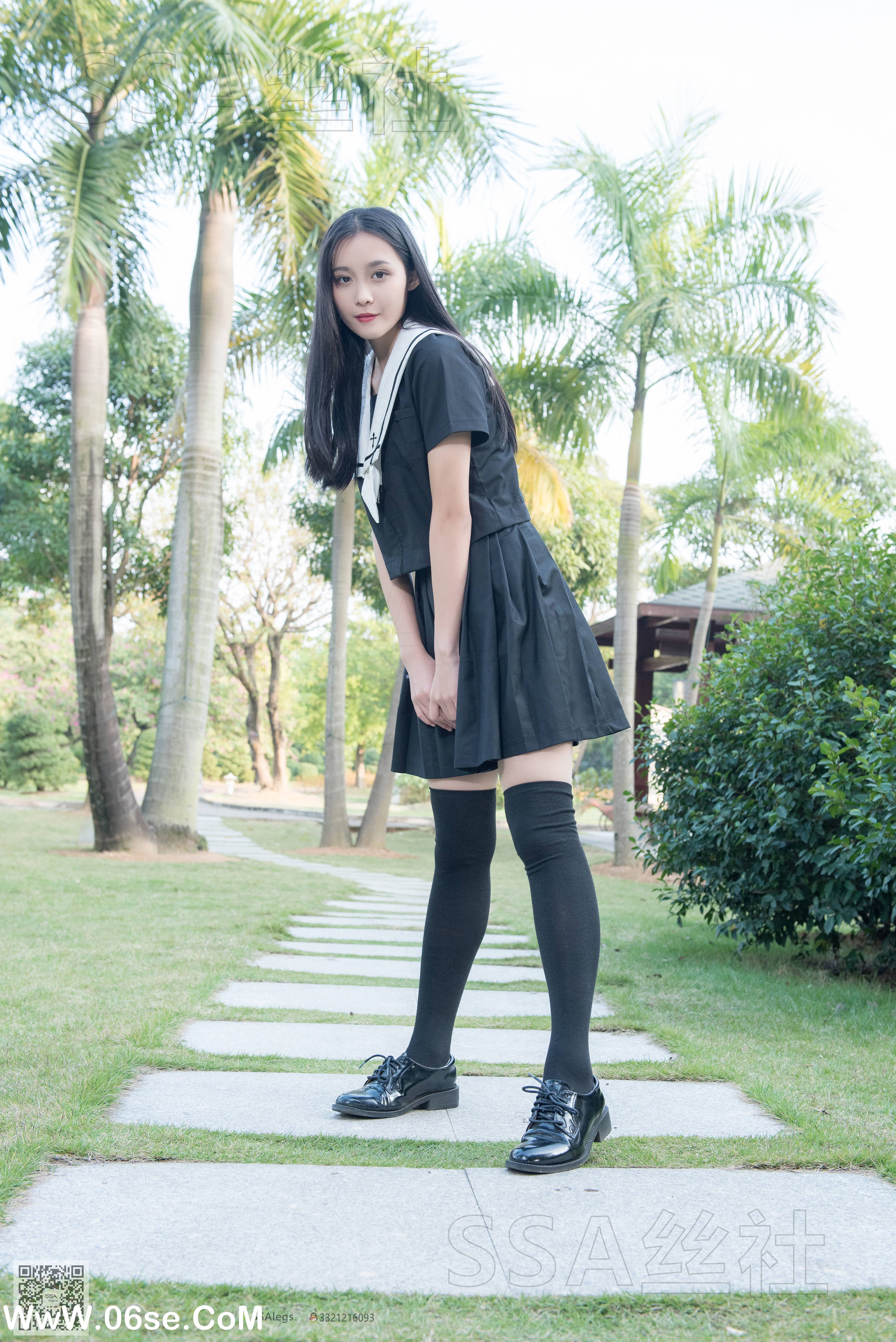 图片[39]-[SSA丝社] NO.060 君君 JK制服游公园[111P2.00G]-六色网