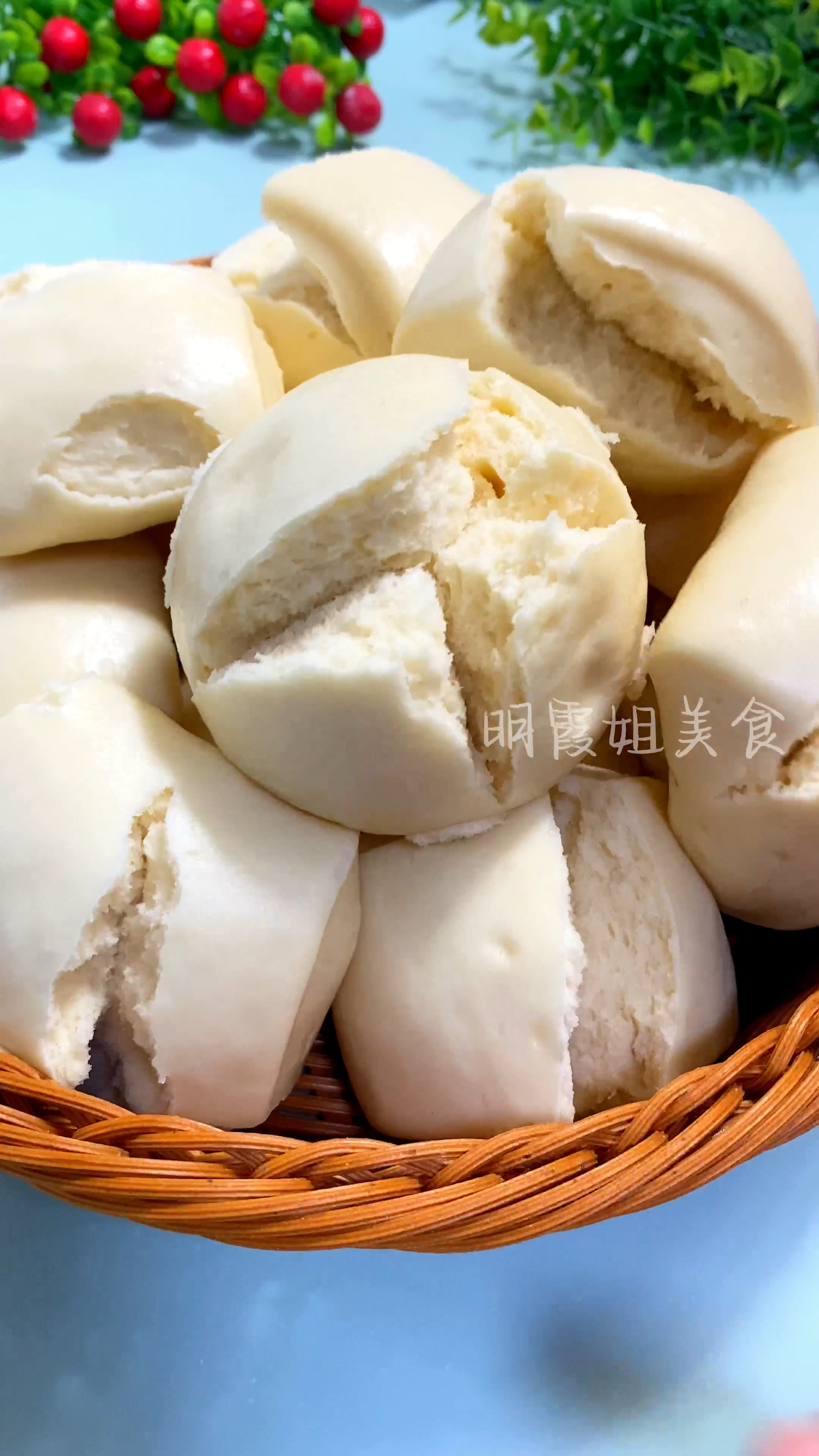 组织比蛋糕还细腻的酒酿馒头,做法真的太简单了