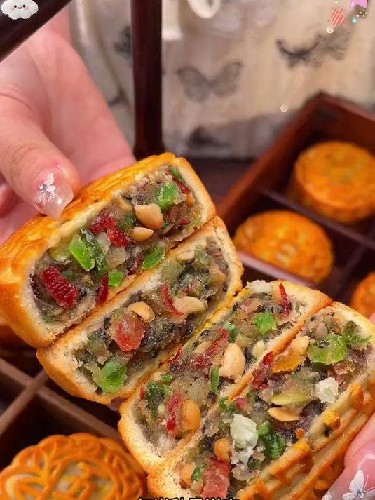 中秋佳选来啦!传统五仁月饼,果仁丰富超满足