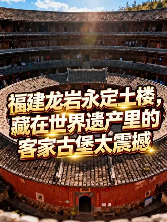 福建龙岩永定土楼，藏在世界遗产里的客家古堡太震撼