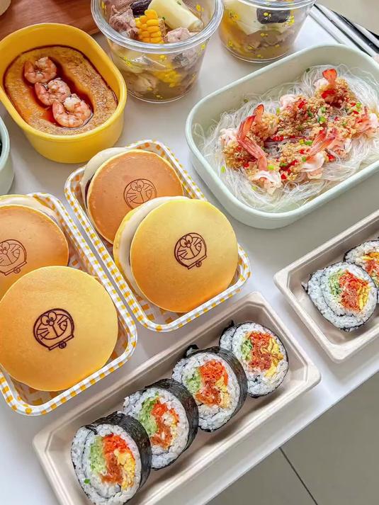 给闺蜜做了午餐和下午茶甜品