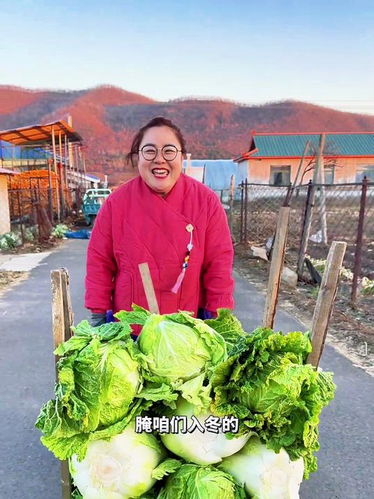 东北猫冬腌入冬的第一批朝鲜族辣白菜，我的农村生活