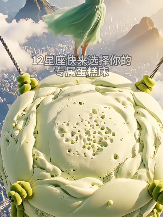 十二星座选择你的专属蛋糕床
