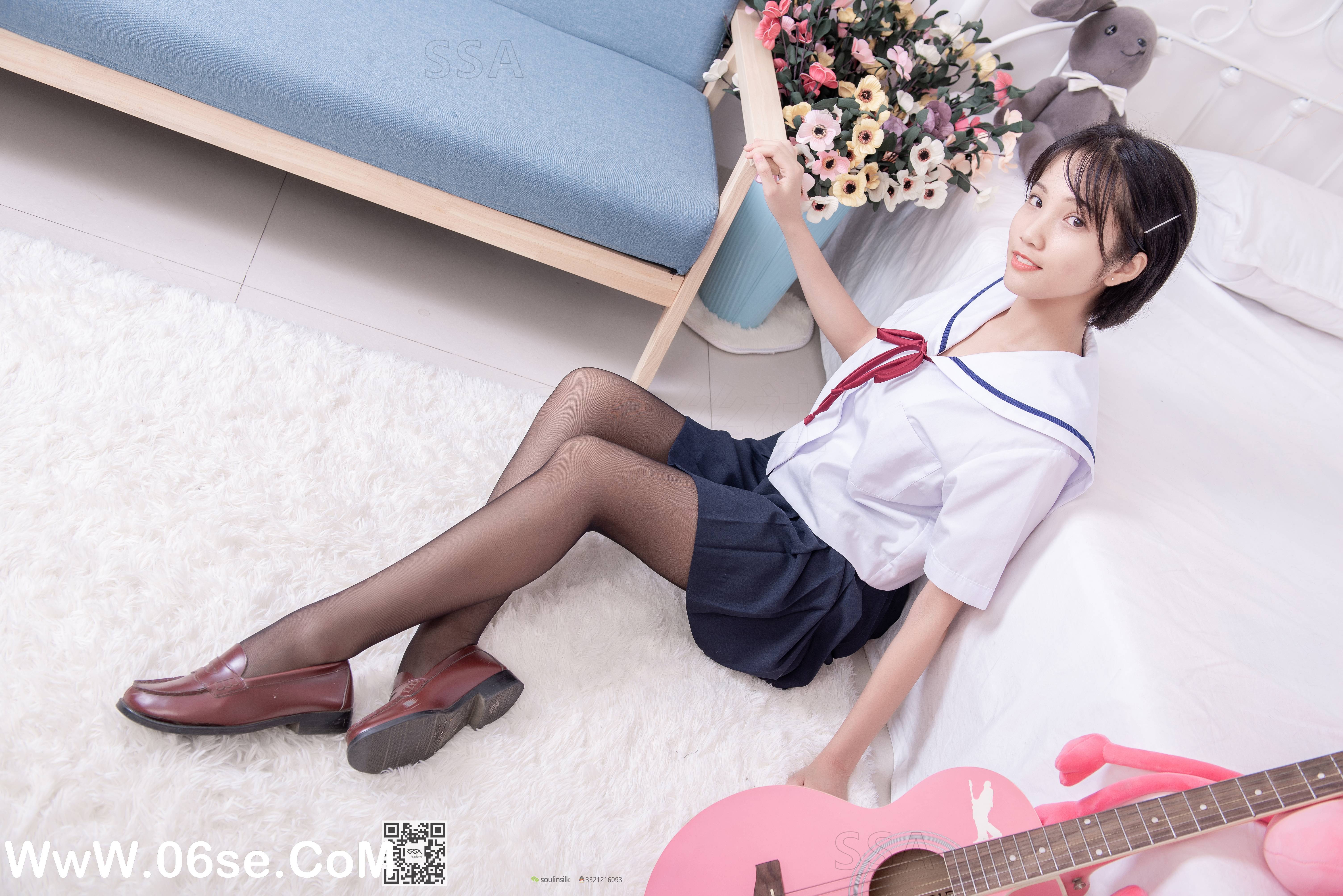 图片[9]-[SSA丝社] NO.169 小佩 JK制服黑丝[148P1.68G]-六色网