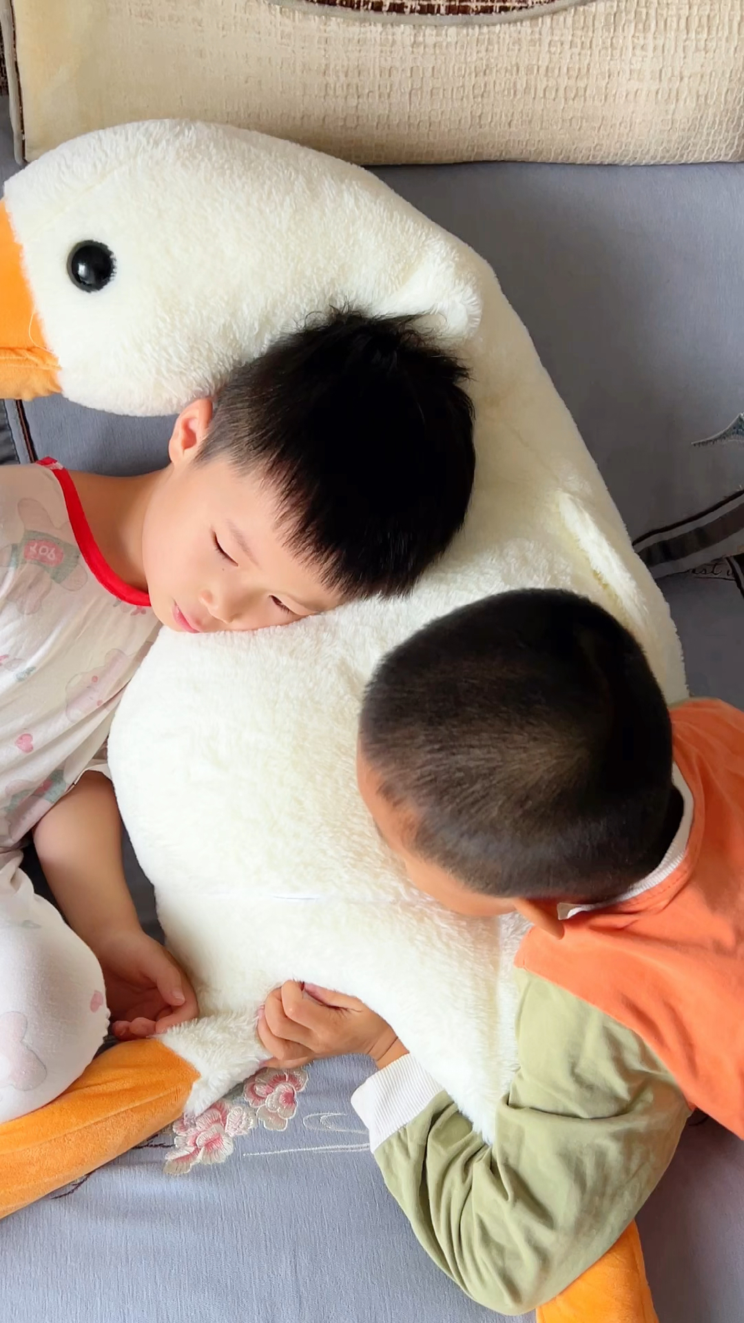 可爱大白鹅抱枕,毛绒玩具,抱睡公仔,不掉毛